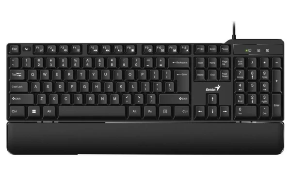 کیبورد Genius KB-100XP با سیم و کلیدهای مالتی‌مدیا | هَنس پی‌سی